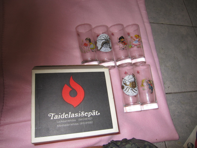 TAIDELASISEPÄT 6 hienoa juomalasia !
