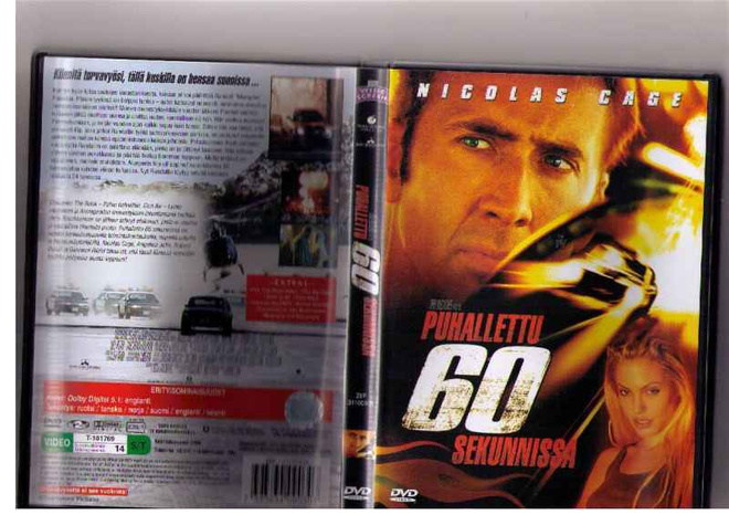 PUHALLETTU 60 SEKUNNISSA R 2 (NICOLAS CAGE)