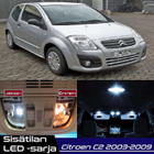 Citroen C2 Sisätilan LED-sarja 6-osainen - pikkukuva 1