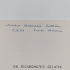 Tuula Keinonen : On dichromated gelatin as recording mate... - pikkukuva 2