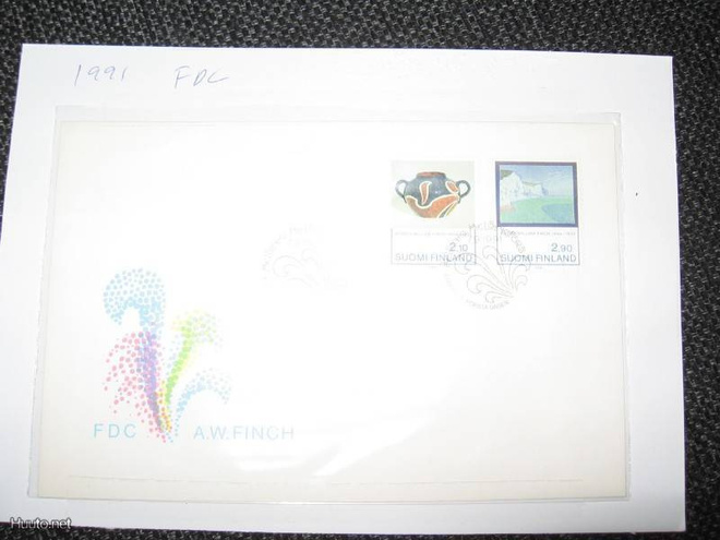 Suomi*Finland*FDC 7.9.1991 A.W. Finch