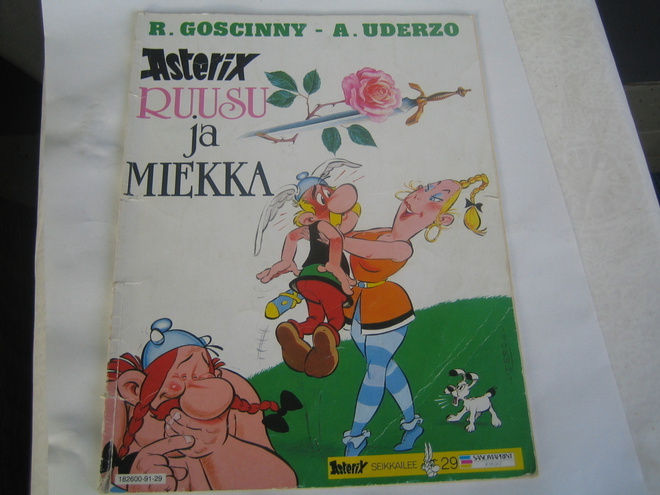 Asterix, Ruusu ja miekka, sarjakuva (1991, 1.p.)