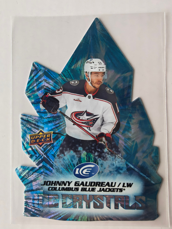 Johnny Gaudreau 2022-23 UD Ice Ice Crystals