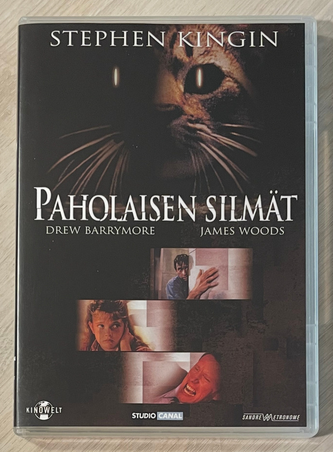 Stephen Kingin PAHOLAISEN SILMÄT (1985) Drew Barrymore