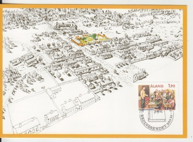 Maksimikortti  1989 numero 4 kansakoulu