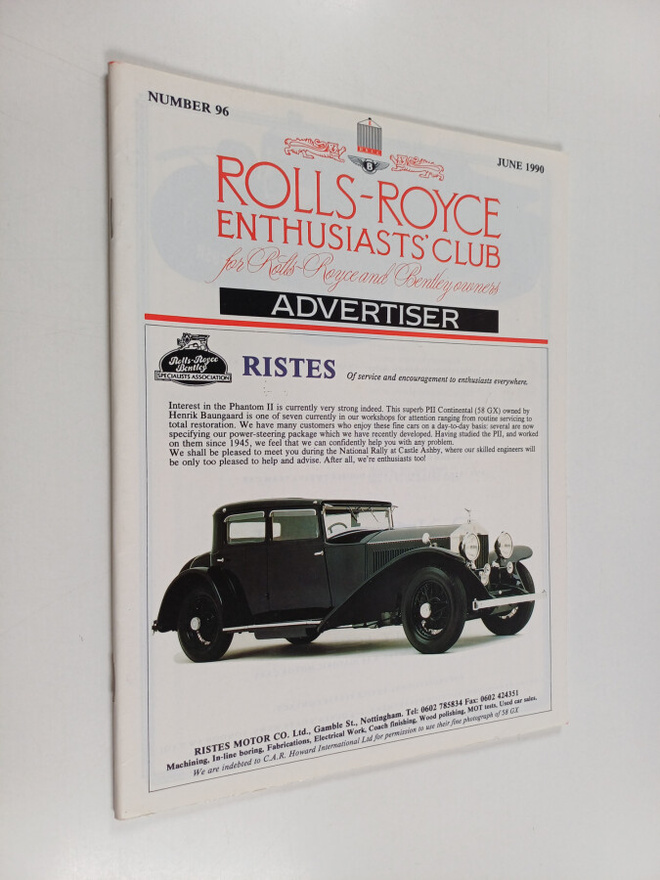 Rolls-Royce enthusiasts' club for Rolls-Royce and Bentley...