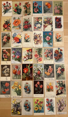 41 VANHAA Postikorttia alk 1930-l