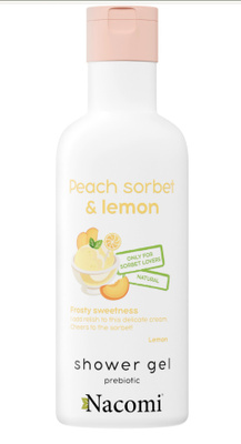 Nacomi Peach Sorbet & Lemon 300 ml suihkugeeli