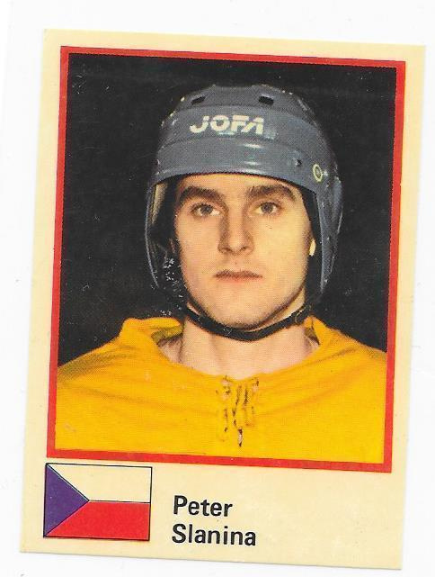 1981 VM Sticker # Petr Slanina Tsekkoslovakia ex- Kalpa