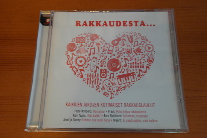 Rakkaudesta...Kaikkien aikojen rakkauslaulut CD.Hieno!
