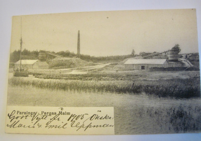 VANHA Postikortti Parainen 1904