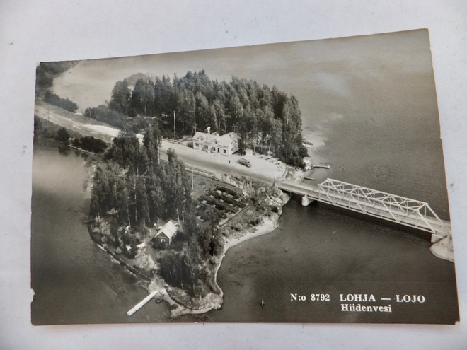 VANHA Postikortti Lohja 1950-l Karhumäki
