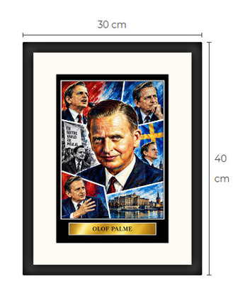Uusi Olof Palme art print 30 cm x 40 cm