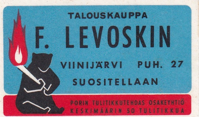 Viinijärvi,   F, Levoskin  7/9