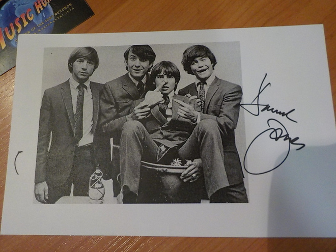 THE MONKEES KUVA DAVID JONESIN NIMIKIRJOITUKSELLA