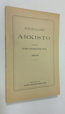 Historiallinen arkisto XXXVIII