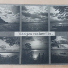 Äänisen rantamilla, kuusikuvakortti, vanha mv pk, ei p. - pikkukuva 1