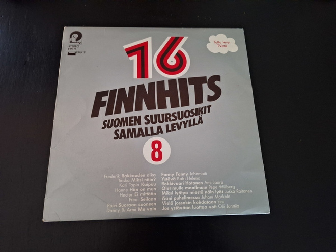 FINNHITS 8 Taiska, Hector, Hanne. Eini  ym. LP . VINYYLI 