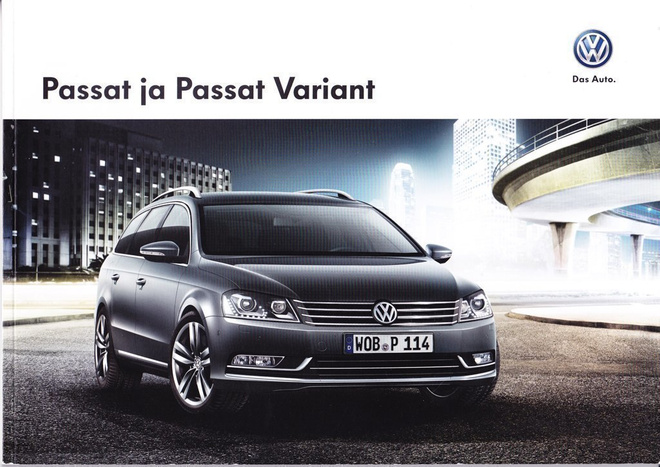 VW Passat -esite, 2013