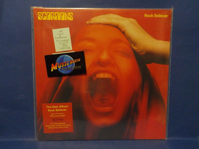 SCORPIONS - ROCK BELIEVER UUSI 180G EU 2022 LP