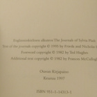 Ted Hughes  Frances McCullough: Sylvia Plathin päiväkirjat - pikkukuva 2