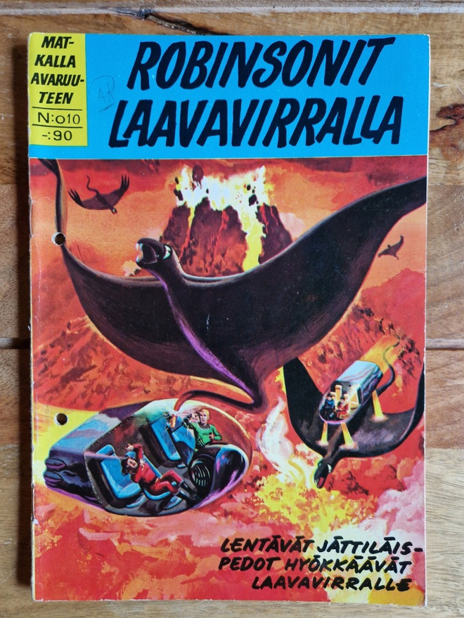 Matkalla Avaruuteen 10 robinsonit laavavirralla