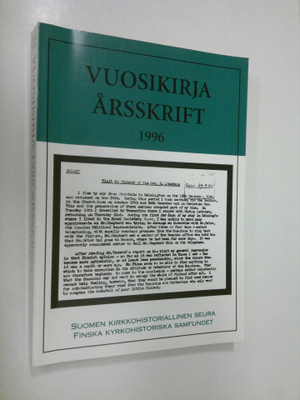 Suomen kirkkohistoriallisen seuran vuosikirja 1996