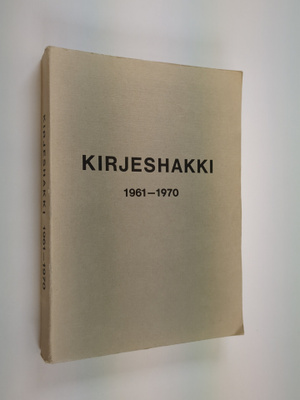 Esko (koonnut) Nuutilainen : Kirjeshakki 1961-1970
