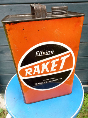 Raket teräketjuöljy kanisteri