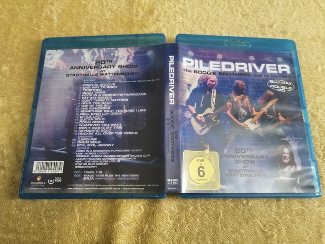 PILEDRIVER - Boogie Brothers Live 2CD/Blu-ray