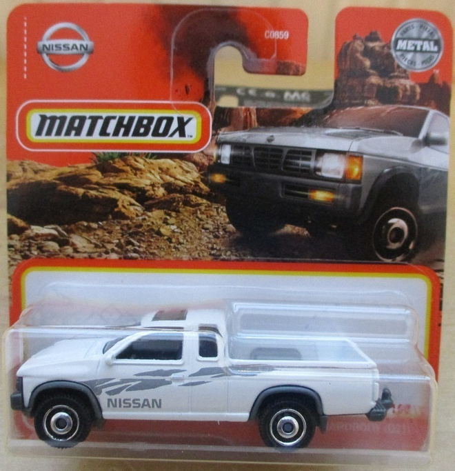 Nissan King Cap Hardbody D21 Pick-Up White 2 door 1995 1:64