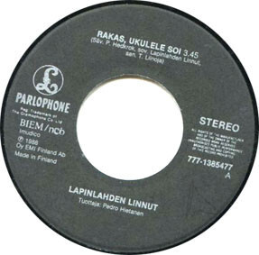 Lapinlahden Linnut : Rakas, Ukulele Soi / Tenukeppi 7"Single