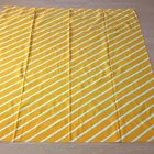 Retro - Verhot - kelt./valk. raidalliset - 125x125 cm - pikkukuva 1