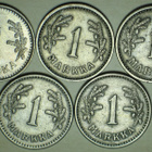 SUOMI 1 markka 5 kpl 1928 1929 1930 1931 1938 - pikkukuva 2