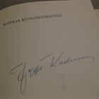 Kotkia kuolinsyöksyissä Joppe Karhunen signeerattu - pikkukuva 2