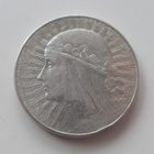 10 Zloty Puola 1932 Hopea Queen Jadwiga - pikkukuva 1