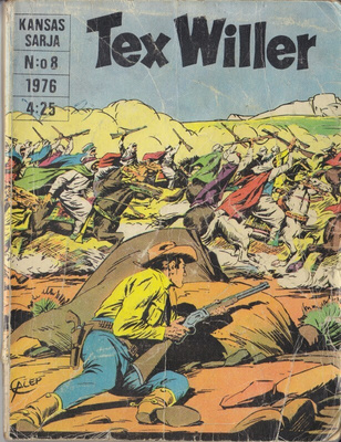 Tex Willer 8/1976 Aavikon haamut 3/3 Junaryöstö 1/3