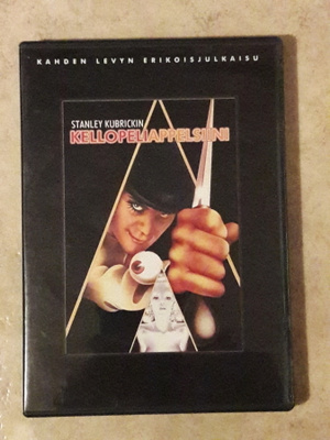 Kellopeliappelsiini, 2 x DVD. Stanley Kubrick