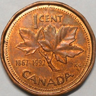 Kanada. 1 cent 1992(ND). "1867-1992". - pikkukuva 1