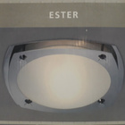 Kattovalaisin Ester 1lmp (chrome, opal, MarkSlöjd, uusi) - pikkukuva 2