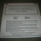 LP vinyyli Paul Anka: My way - pikkukuva 2
