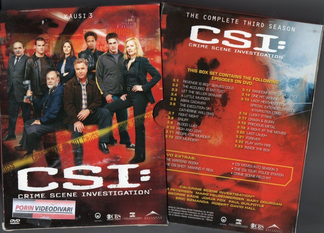 Csi Kausi 3	(71 508)	k	-FI-	DVD	digiback,	(6)			6 dvd 23 jak