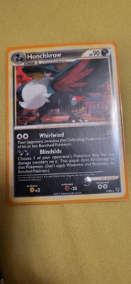 Honchkrow #15 Pokemon Undaunted RARE card