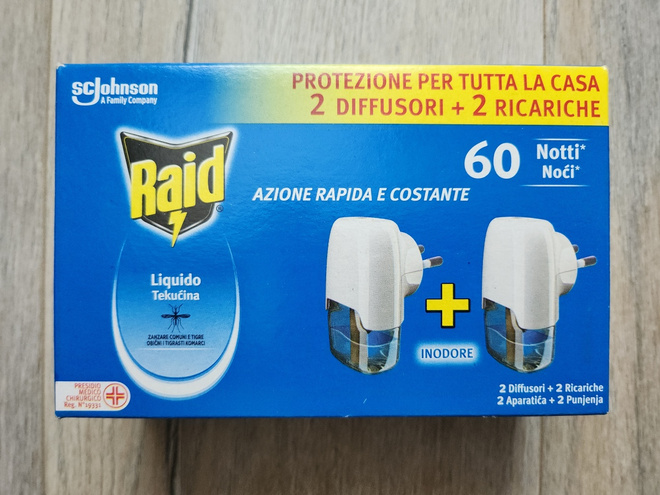 Raid Liquid Electric hyttystorjunta­laite 2kpl/pkt