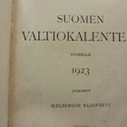 Suomen valtiokalenteri vuodelle 1923 - pikkukuva 1