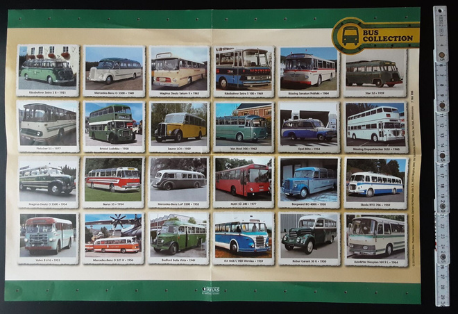 Juliste Bus collection Edition Atlas keräilysarjasta