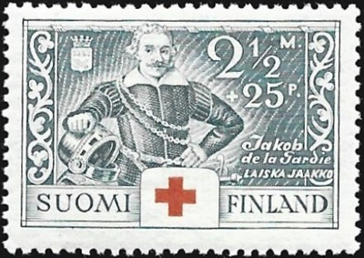 1934 Punainen Risti 2 ½ mk + 25 p **  LaPe 186