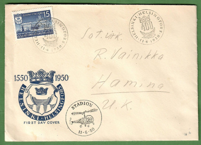 FDC-1950 Helsinki 400 vuotta Kopterileima (117)