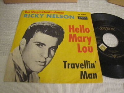 Ricky Nelson Hello Mary Lou 7 45 saksa 1961