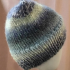 Alina´s Handmade käsityö HATTU sinisävyinen - pikkukuva 3